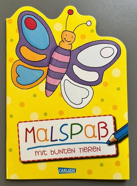 Mal-Spaß mit bunten Tieren