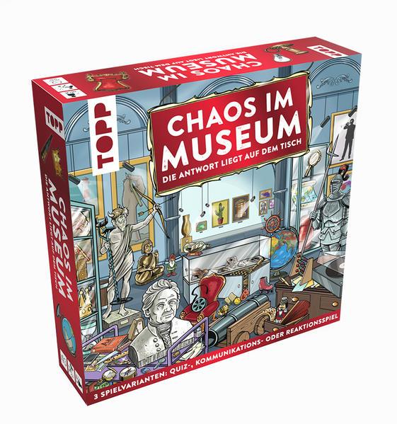 Chaos im Museum - Die Antwort liegt auf dem Tisch. Das Wimmelbild-Quizspiel. 3 Spielvarianten