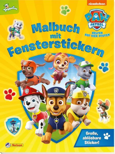 PAW Patrol: Malbuch mit Fensterstickern (Mängelexemplar)