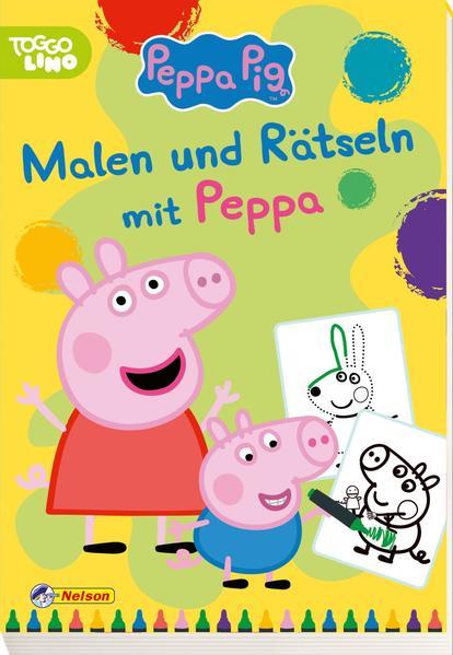 Peppa: Malen und Rätseln mit Peppa - Mit Ausmalbildern und einfachen Rätseln (Mängelexemplar)