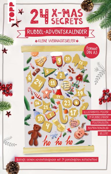 24 X-MAS SECRETS - Rubbel-Adventskalender - Kleine Weihnachtshelfer