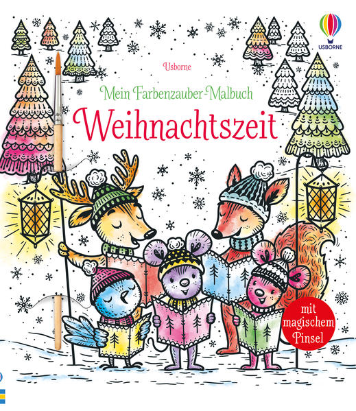 Mein Farbenzauber-Malbuch:Weihnachtszeit (Mängel) | Kinderbuch.eu