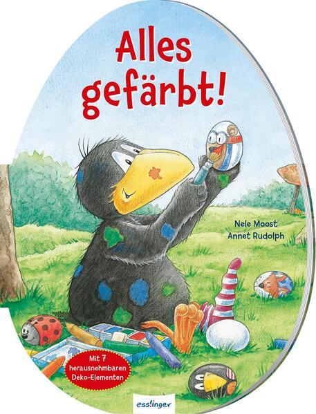 Der kleine Rabe Socke: Alles gefärbt! Konturgestanzt (Mängelexemplar)