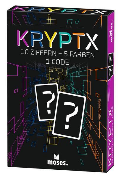 Kryptx - 10 Ziffern - 5 Farben - 1 Code - spannendes Kartenspiel