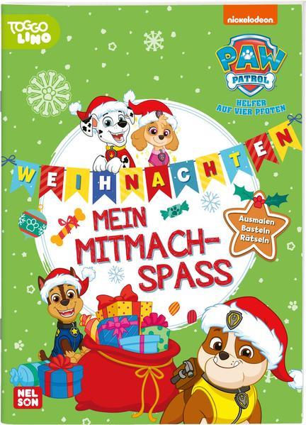 PAW Patrol: Weihnachten - Mein Mitmach-Spaß - Malen, Basteln und Rätseln