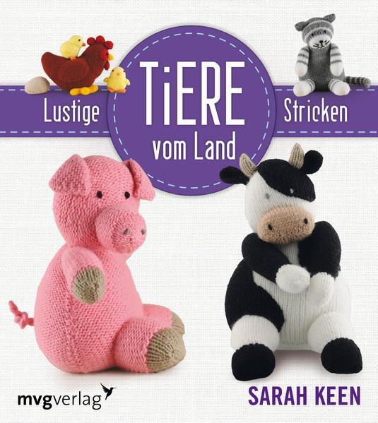 Lustige Tiere vom Lande stricken