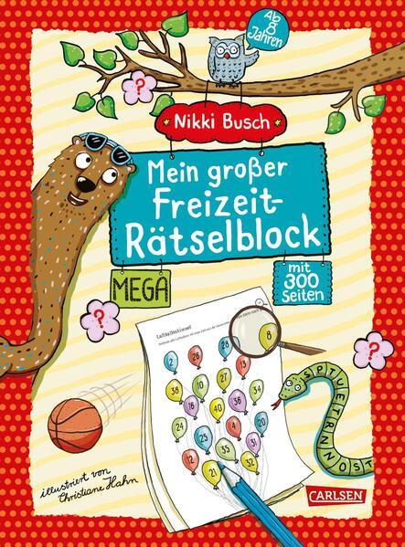 Mein großer Freizeit-Rätselblock - Mega-Rätselspaß ab 8 Jahre