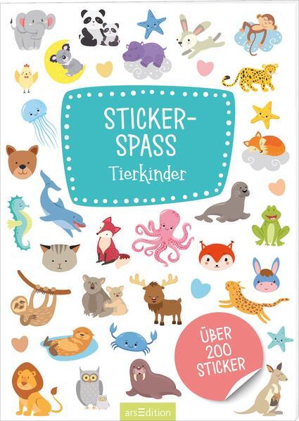 Stickerspaß – Tierkinder - Über 200 Sticker