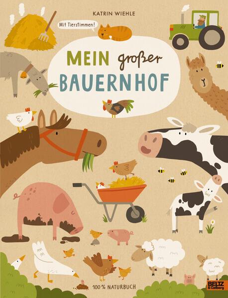 Mein großer Bauernhof - 100 % Naturbuch - Vierfarbiges Pappbilderbuch (Mängelexemplar)