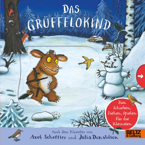 Das Grüffelokind - Pappbilderbuch zum Ziehen, Schieben, Spielen (Mängelexemplar)