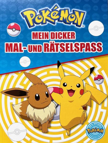 Pokémon: Mein dicker Mal- und Rätselspaß (Mängelexemplar)