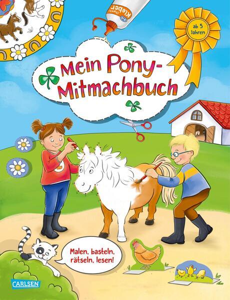 Mein Pony-Mitmachbuch - Malen, basteln, rätseln und lesen für kleine Pferde-Fans (Mängelexemplar)