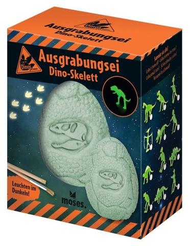 Ausgrabungsei Dino-Skelett (Variante wird zufällig gewählt)