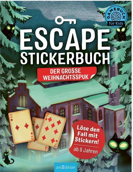 Escape-Stickerbuch – Der große Weihnachtsspuk - Löse den Fall mit Stickern!