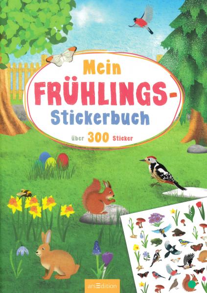 Mein Frühlings-Stickerbuch - mit über 300 Stickern