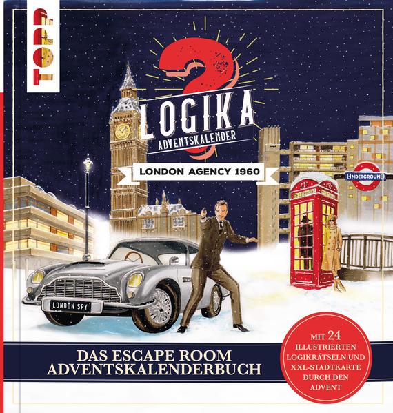 Logika Adventskalenderbuch – London Agency 1960 (Mängelexemplar)