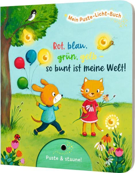 Mein Puste-Licht-Buch: Rot, blau, grün, gelb - so bunt ist meine Welt! (Mängelexemplar)