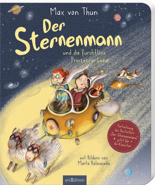 Der Sternenmann und die furchtlose Prinzessin Luna (Pappbilderbuch)