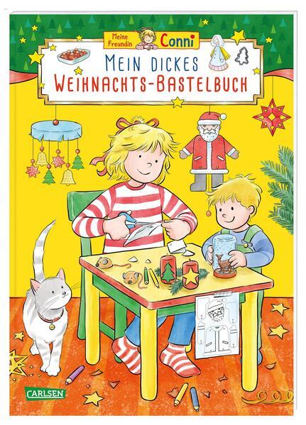 Conni Gelbe Reihe (Beschäftigungsbuch): Mein dickes Weihnachts-Bastelbuch (Mängelexemplar)