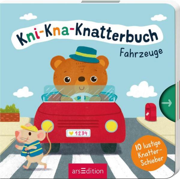 Kni-Kna-Knatterbuch – Fahrzeuge - Mit 10 lustigen Knatter-Schiebern