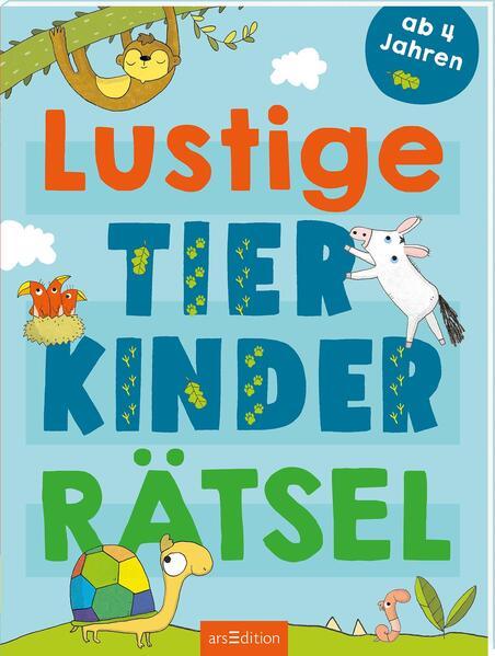 Lustige Tierkinder-Rätsel - Doppelseitige Rätselbilder im praktischen Heftformat