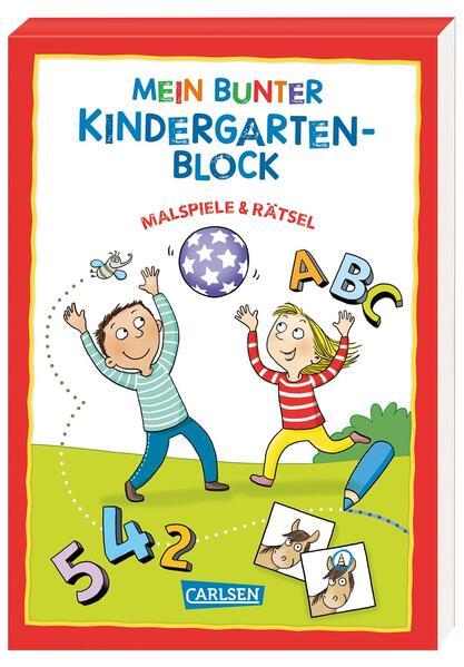 Rätseln für Kita-Kinder: Mein bunter Kindergarten-Block (Mängelexemplar)