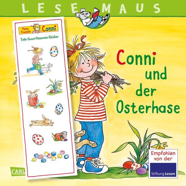 LESEMAUS 77: Conni und der Osterhase - Mit tollem Oster-Stickerbogen (Mängelexemplar)