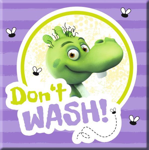 Die Olchis. Magnet &quot;Don&#039;t Wash&quot;