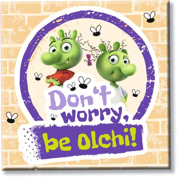 Die Olchis. Magnet &quot;Be Olchi&quot;