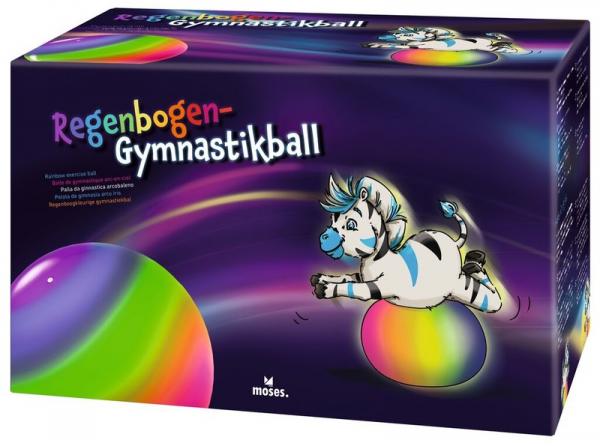 Regenbogen-Gymnastikball (Verpackung beschädigt)