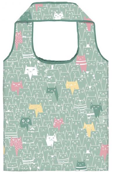 Shopper Pastel Cats aus recyceltem PET