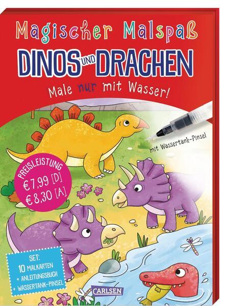 Magischer Malspaß: Dinos und Drachen - Male nur mit Wasser!