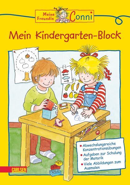 Conni Gelbe Reihe (Beschäftigungsbuch): Mein Kindergarten-Block (Mängelexemplar)