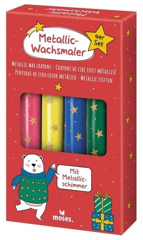 Metallic Wachsmaler Sternenstaub (4er Set)