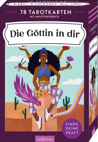 Die Göttin in dir - Finde deine Kraft. 78 Tarotkarten mit Anleitungsbuch